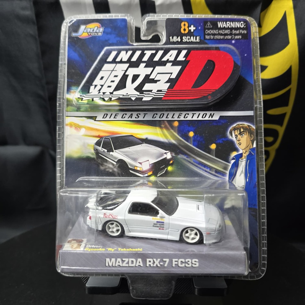 2004 Jada Toys Initial D Mazda RX-7 FC3S Ryosuke 1:64 Sealed
